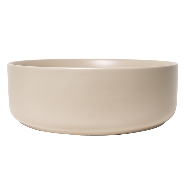 Alma Nashi Matte Ecru Sand Circle Basin