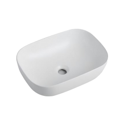 Keva Bevol Ceramic Gloss White Above Counter Basin