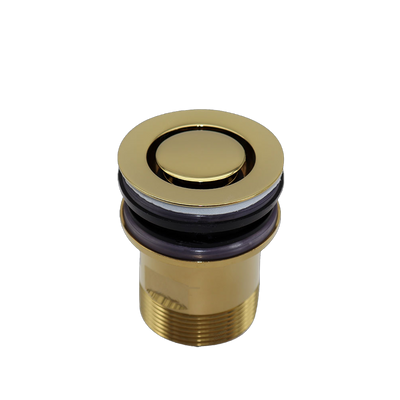 Art Australia Brushed Gold Finish 40mm Bath Pop Down Waste No Overflow