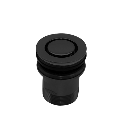 Art Australia Black 40mm Bath Pop Down Waste No Overflow