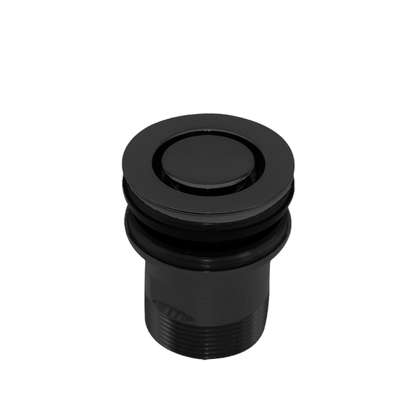 Art Australia Black 40mm Bath Pop Down Waste No Overflow