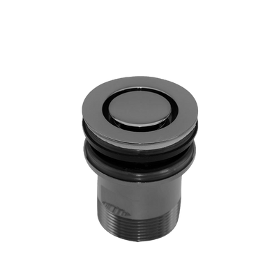 Art Australia Brushed Gunmetal 40mm Bath Pop Down Waste No Overflow