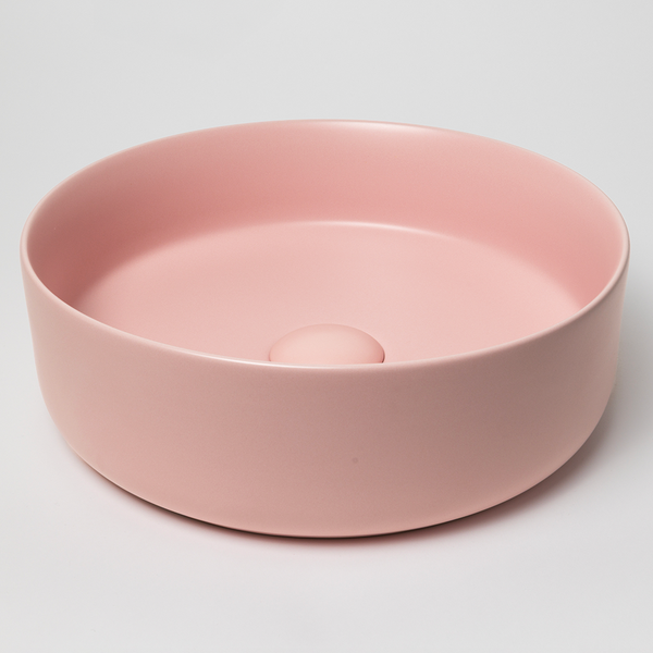 Alma Nashi Matte Pink Circle Basin