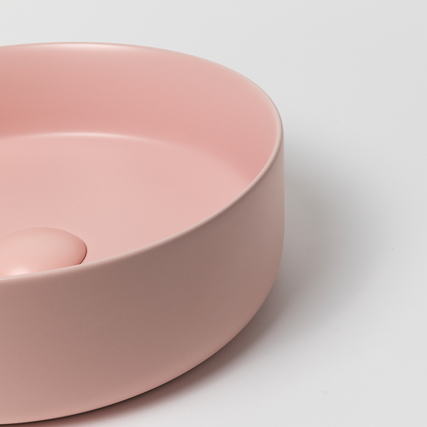 Alma Nashi Matte Pink Circle Basin
