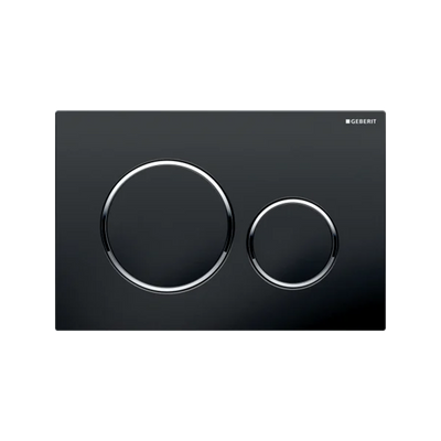 Geberit Sigma 20 Mechanical Dual Flush Button Black/Chrome