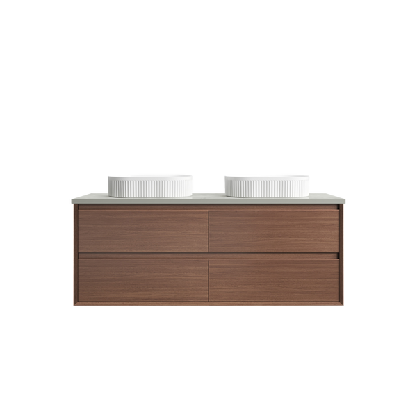 Aulic Archer 1500mm Wall Hung Walnut Vanity