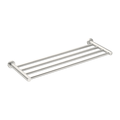 Mecca Towel Rack Brushed Nickel