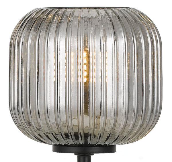 Telbix Bobo 2 Lights Table Lamp Black Smoke