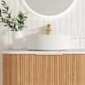 Otti Bondi 750mm Woodland Oak Fluted Curve Vanity