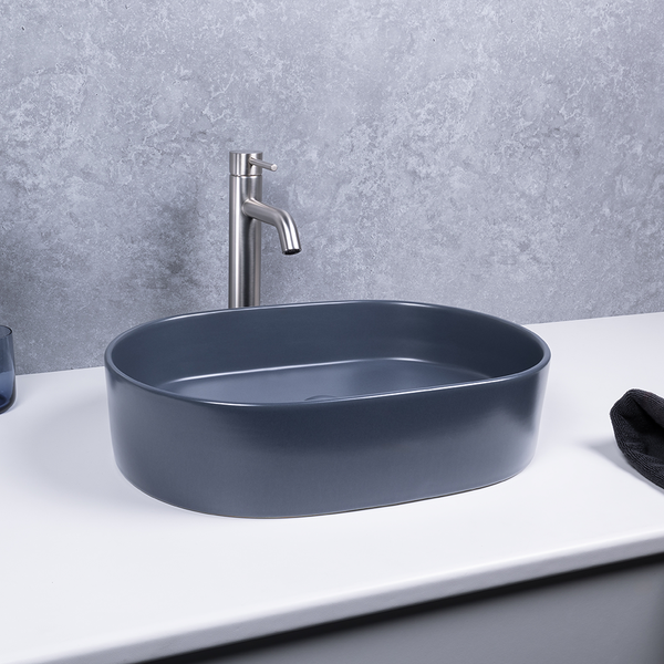 Alma Petra Pill Matte Blue Basin