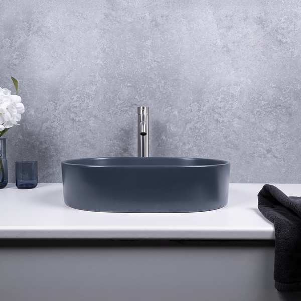 Alma Petra Pill Matte Blue Basin