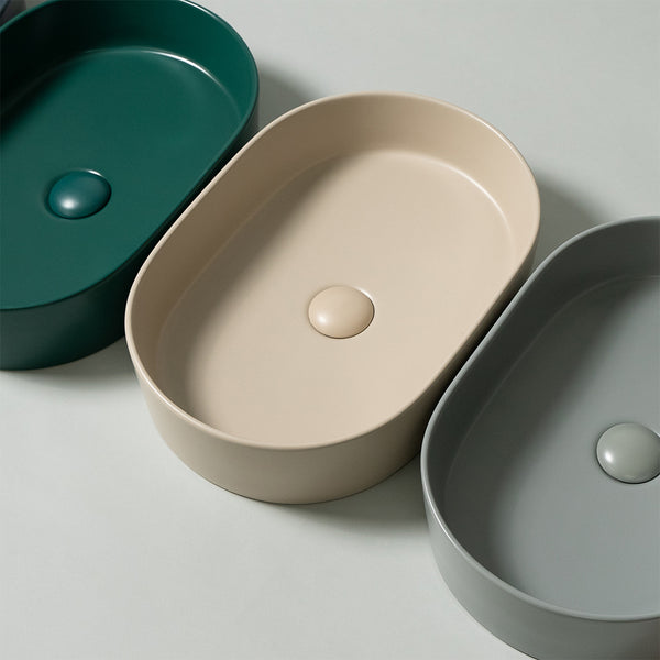 Alma Petra Pill Matte Ecru Sand Basin