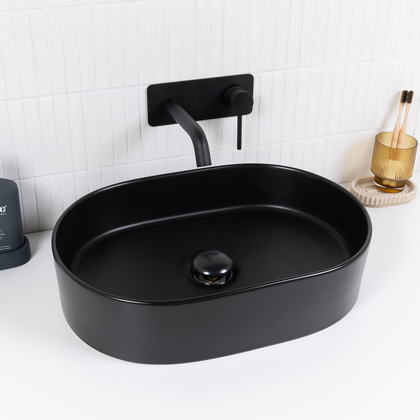 Alma Peyton Matte Black Pill Basin
