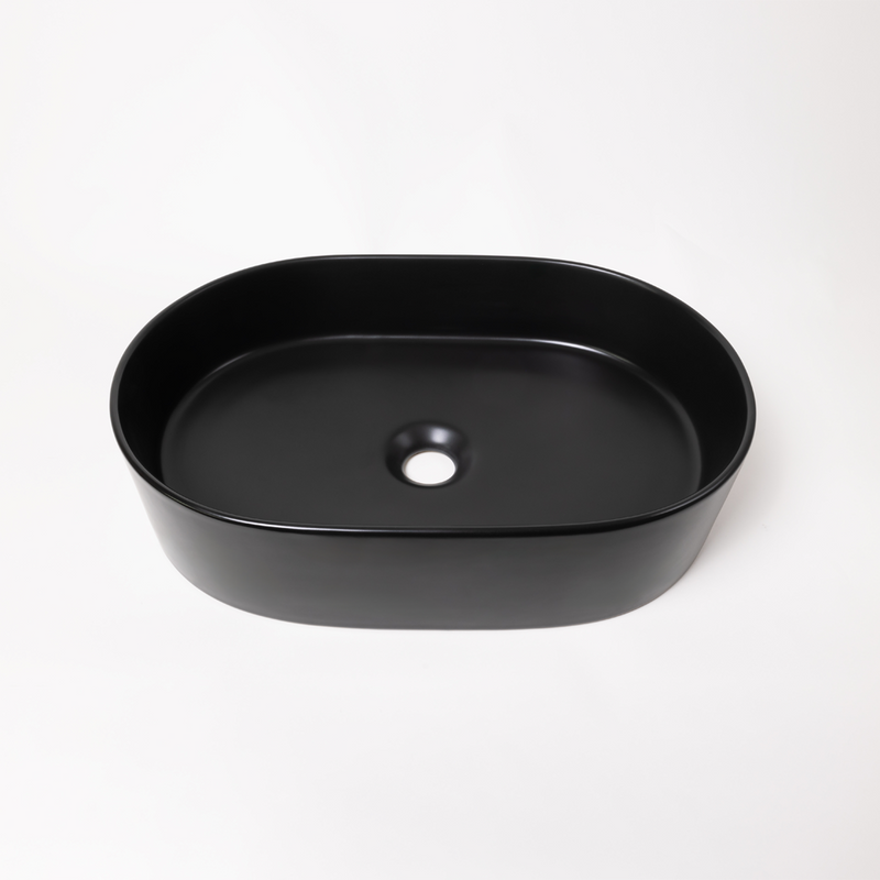 Peyton Matte Black Pill Basin