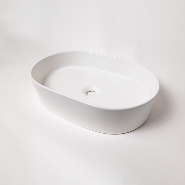 Alma Lucian Matte White Pill Basin