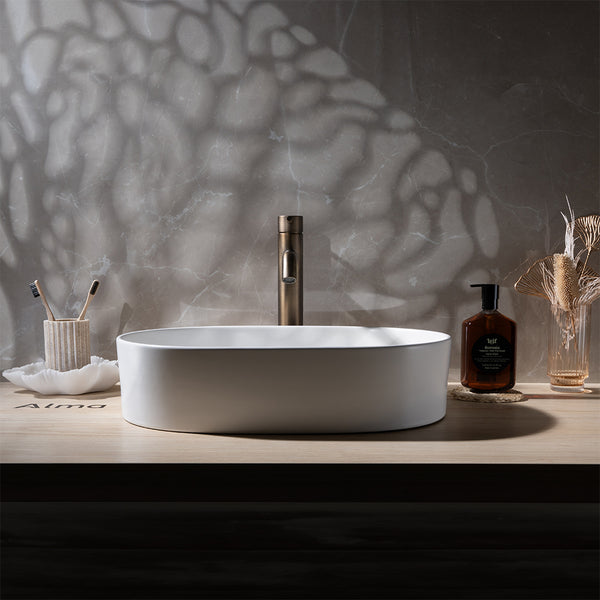 Alma Lucian Matte White Pill Basin