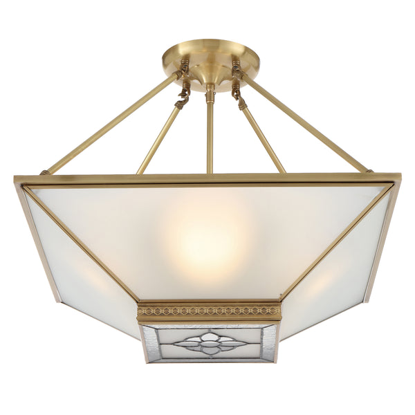 Telbix Bracci Pendant CTC Brass