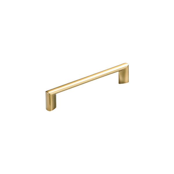 Momo Handles Barra D Handle 128mm Brushed Matte Brass
