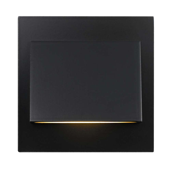Telbix Brea Square Stair Light Black 3000K