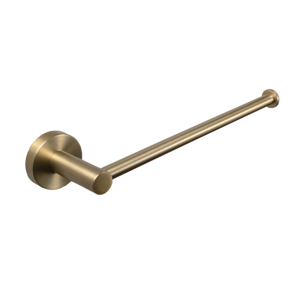 Alma Farina 255 Hand Towel Rail Brushed Brass Gold
