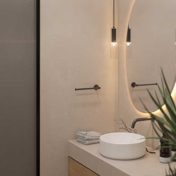 Alma Farina 255 Hand Towel Rail Brushed Gunmetal