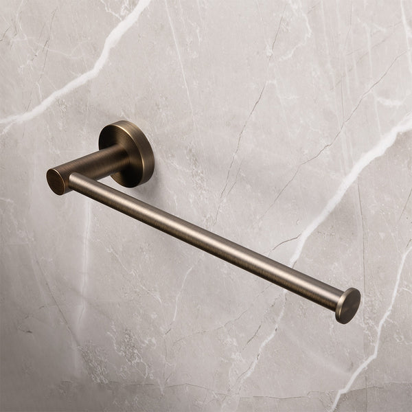 Alma Farina Toilet Roll Holder Brushed Vintage Antique Brass