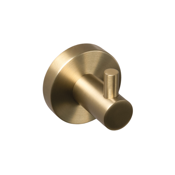 Alma Farina Robe Hook Brushed Brass Gold