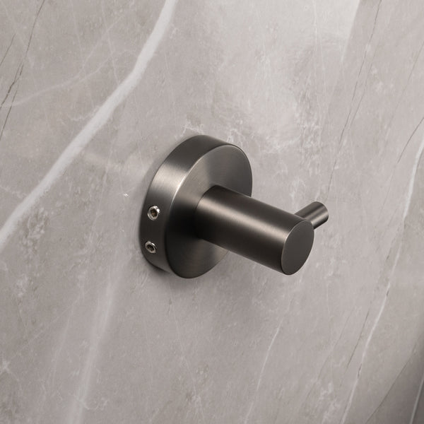 Alma Farina Robe Hook Brushed Gunmetal