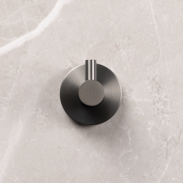 Alma Farina Robe Hook Brushed Gunmetal
