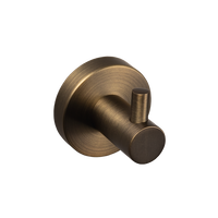 Alma Farina Robe Hook Brushed Vintage Antique Brass