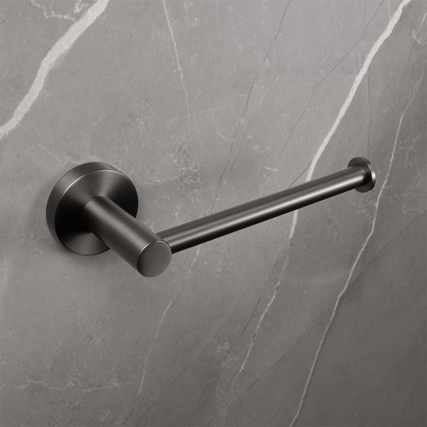 Alma Farina Toilet Roll Holder Brushed Gunmetal