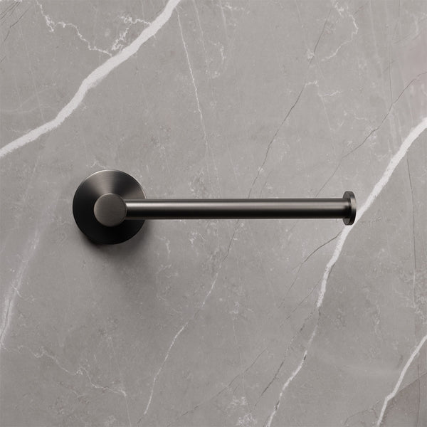 Alma Farina Toilet Roll Holder Brushed Gunmetal
