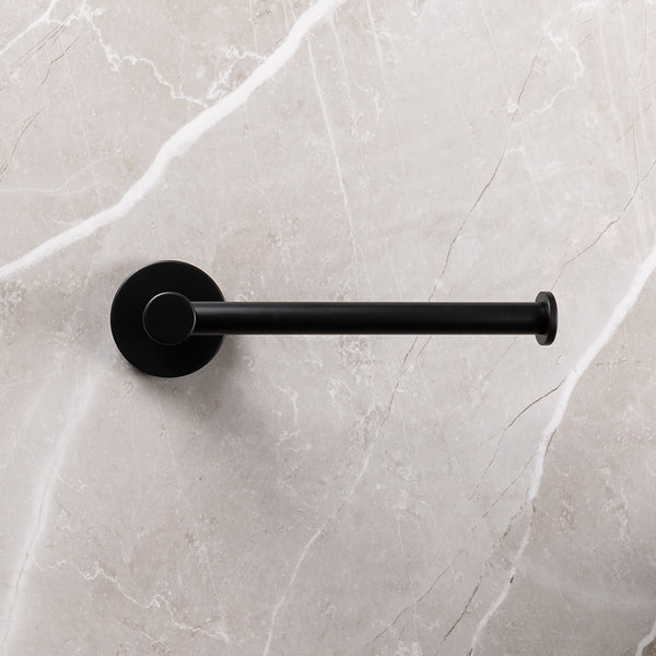 Alma Farina Toilet Roll Holder Matte Black