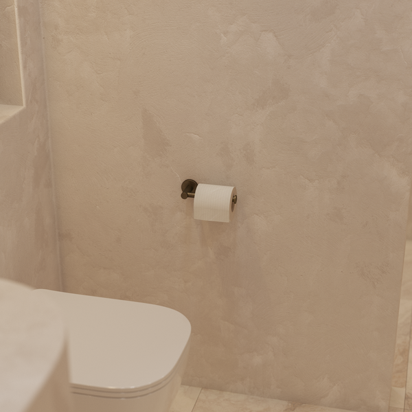 Alma Farina Toilet Roll Holder Brushed Vintage Antique Brass