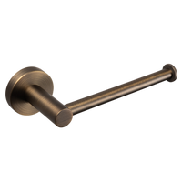Alma Farina Toilet Roll Holder Brushed Vintage Antique Brass