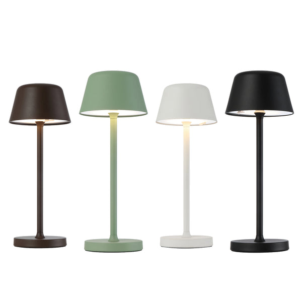 Telbix Briana Rechargeable Table Lamp White