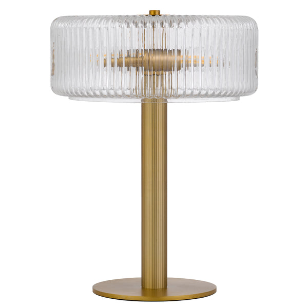 Telbix Brizo Table Lamp Antique Brass