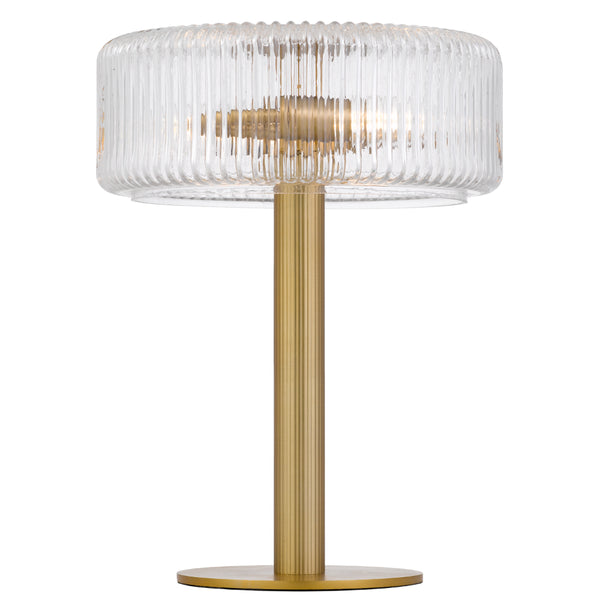 Telbix Brizo Table Lamp Antique Brass