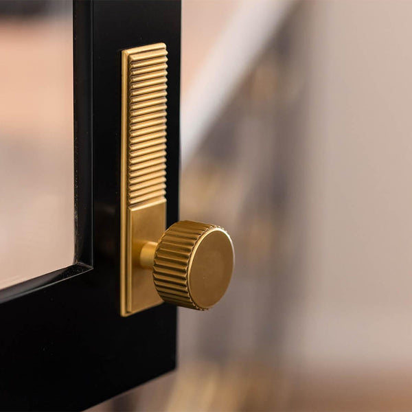 Momo Handles Momo Barrington Knob Backplate 32mm Matte Brass