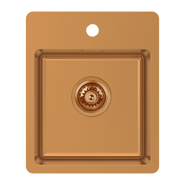 Abey Bs2 Bar Sink With Tap Landing Artisan Copper