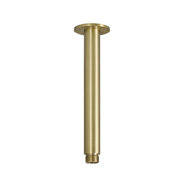 Alma Mira Brushed Brass Gold Ceiling Shower Arm
