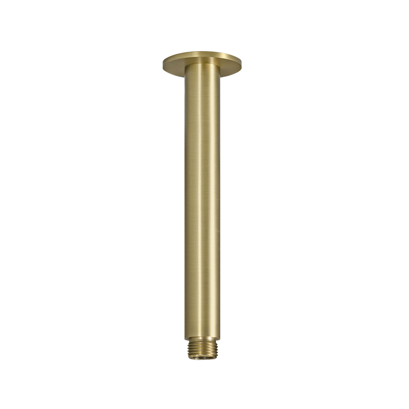 Mira Brushed Brass Gold Ceiling Shower Arm