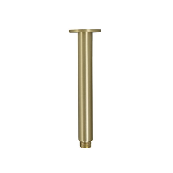 Alma Mira Brushed Brass Gold Ceiling Shower Arm