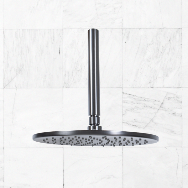 Alma Mira Brushed Gunmetal Ceiling Shower Arm