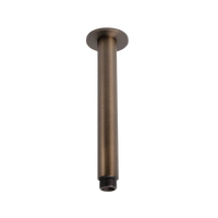 Alma Mira Brushed Vintage Antique Brass Ceiling Shower Arm