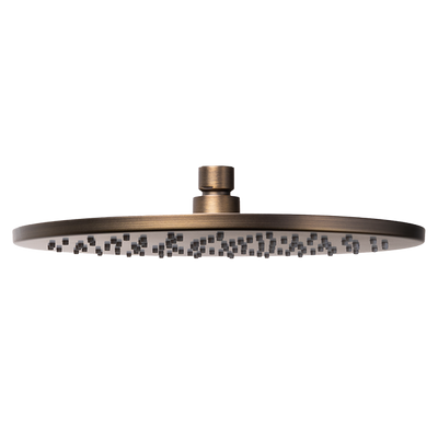 Alma Mira 250mm Brushed Vintage Antique Brass Shower Head