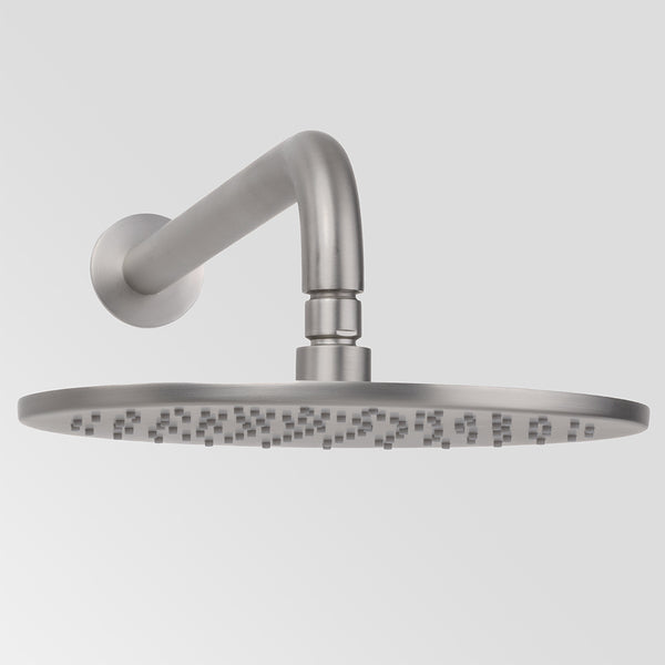 Alma Mira Brushed Nickel Curved Shower Arm