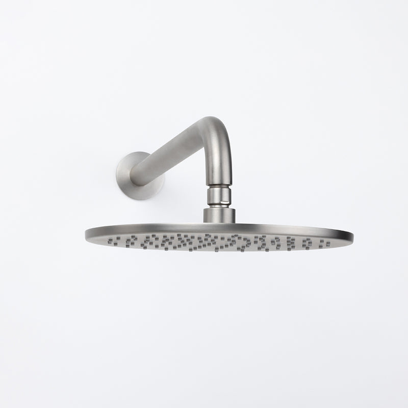 Mira Brushed Nickel Curved Shower Arm