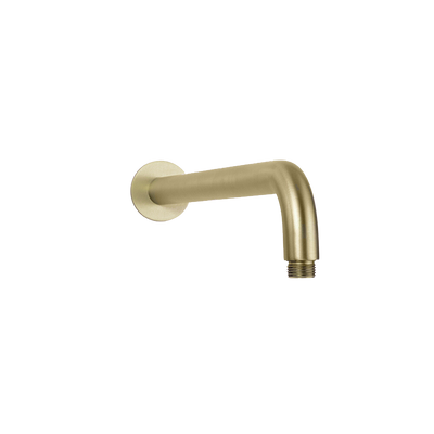Mira Brushed Brass Gold Curved Shower Arm