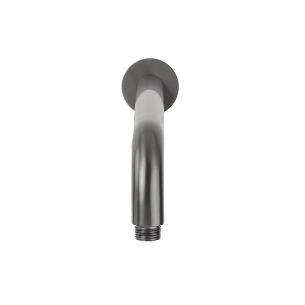Alma Mira Brushed Gunmetal Curved Shower Arm